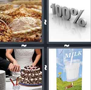 4 pics one word answers cakes