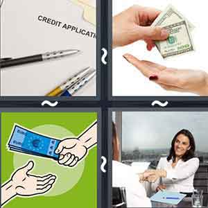 4 Pics 1 Word All Levels With Cash Image